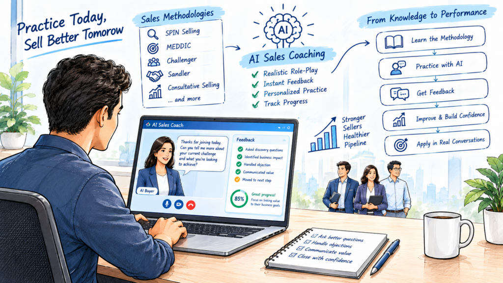 AI Sales Coaching for Methodology Based Training