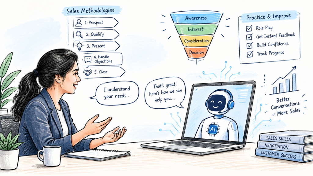 Using AI to Practice Sales Methodologies